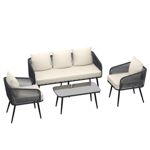 Lounge ROCCA hellgrau/beige