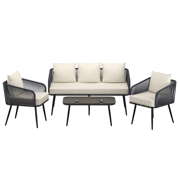 Lounge ROCCA hellgrau/beige