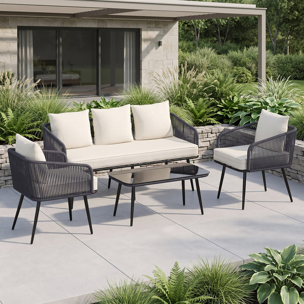 Lounge ROCCA hellgrau/beige