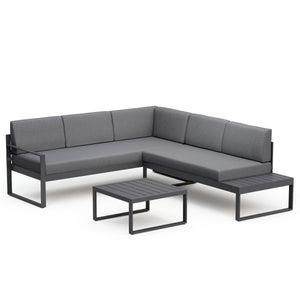 Lounge ROKSOLANA anthrazit/schwarz