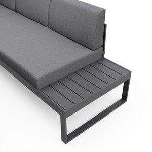 Lounge ROKSOLANA anthrazit/schwarz