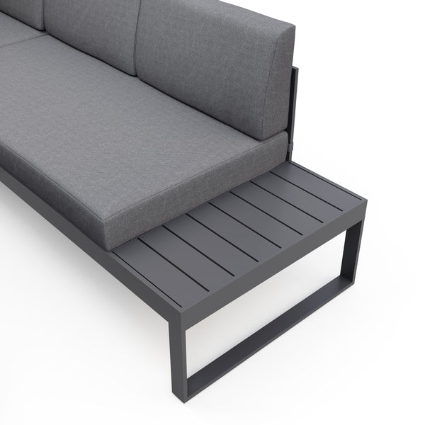 Lounge ROKSOLANA anthrazit/schwarz