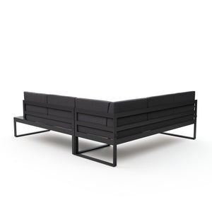 Lounge ROKSOLANA anthrazit/schwarz
