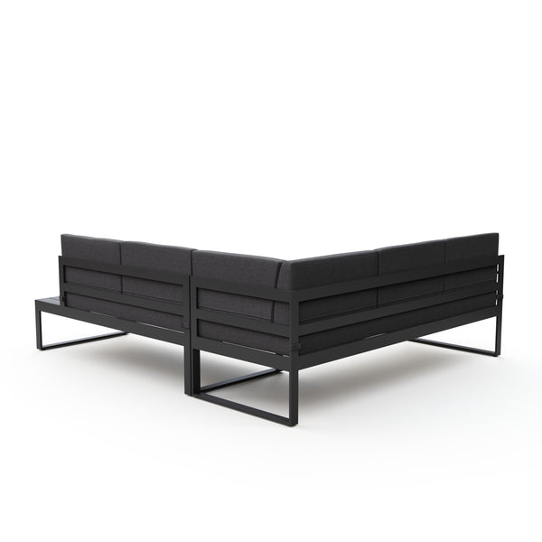Lounge ROKSOLANA anthrazit/schwarz