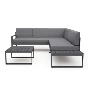 Lounge ROKSOLANA anthrazit/schwarz