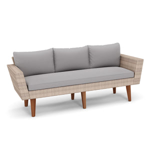 Lounge Rattan EVORA beige/grau