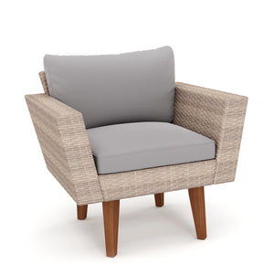 Lounge Rattan EVORA beige/grau