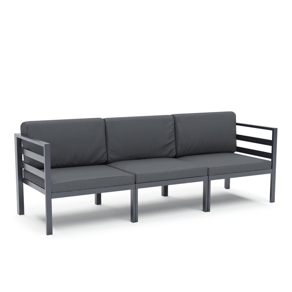 Lounge SAMBIA 3-teilig anthrazit
