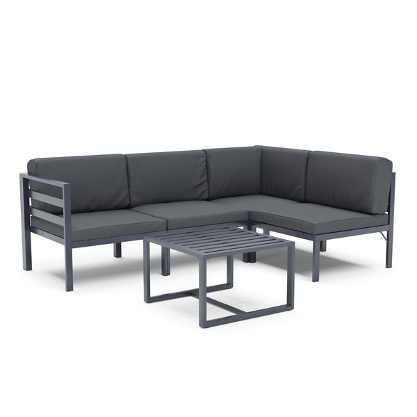 Lounge SAMBIA 5-teilig anthrazit