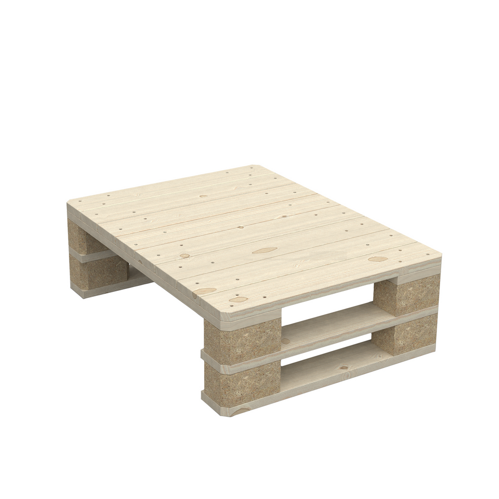Tavolo da salotto in pallet di legno 80 x 60 cm