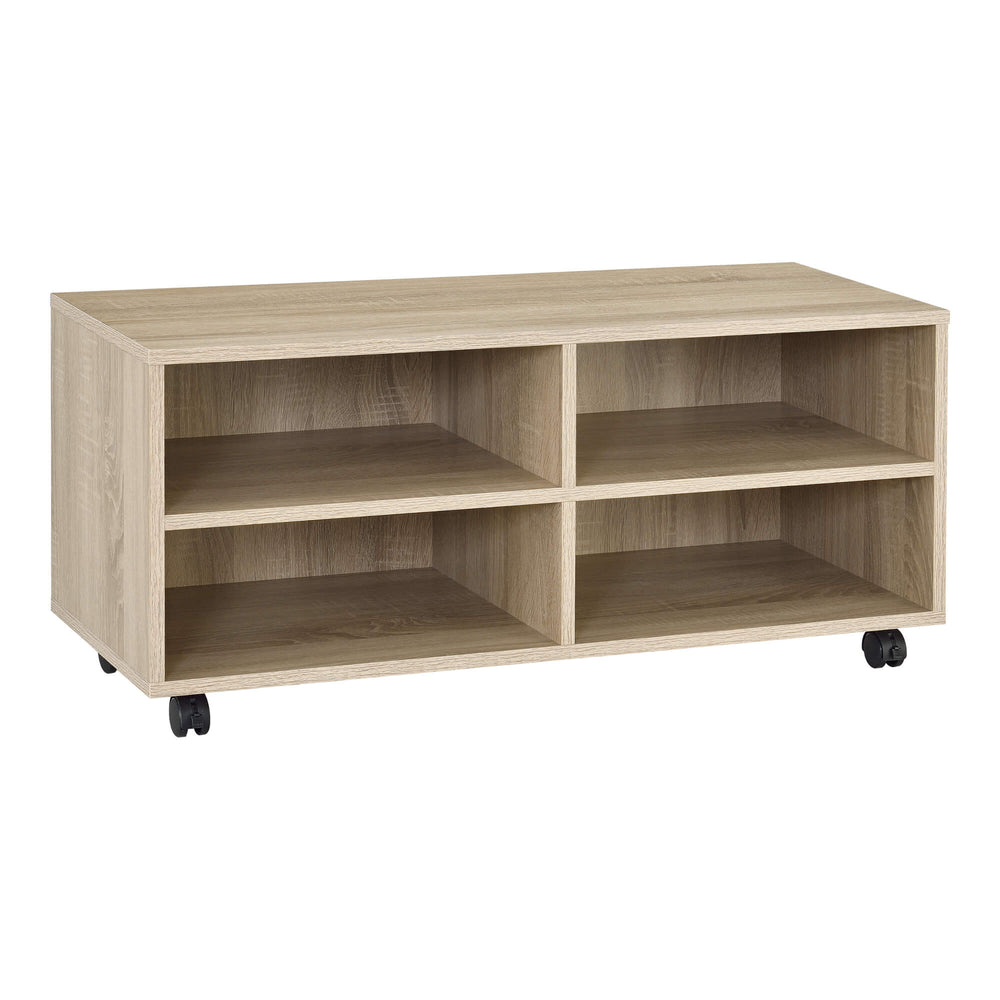 Mobile basso con ruote Gränne 90x35x41cm Rovere Sonoma