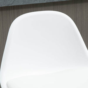 2er Set Barhocker höhenverstellbar weiss