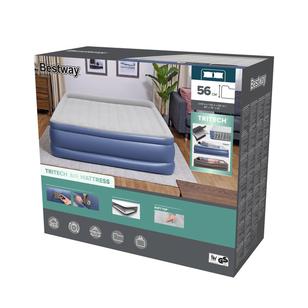 Luftbett Tritech King selbstaufblasend 203 x 193 x 56 cm
