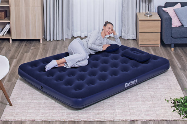 Luftbett mit Kissen Queen 203 x 152 x 22 cm