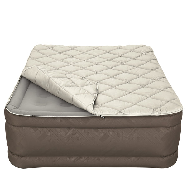 Luftbett waschbarer Bezug selbstaufblasend 203 x 152 x 51 cm