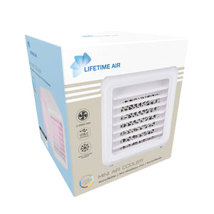 Luftkühler Mini 3 Stufen mit USB und LED weiss
