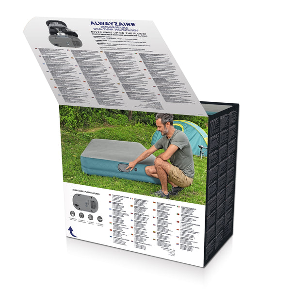 Luftmatratze AlwayzAire Fortech selbstaufblasend 203 x 152 x 36 cm