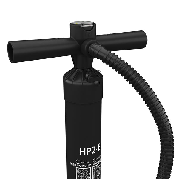 Luftpumpe Handpumpe doppelwirkend schwarz
