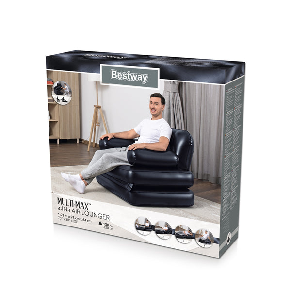 Luftsessel Multi-Max 4-in-1 schwarz