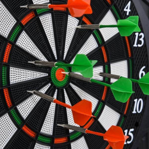 Elektronische Dartscheibe Dartboard Dart-set mit Tür LED Anzeige Soundeffekte