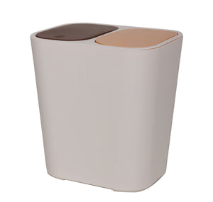 Poubelle à 2 compartiments, 12 litres