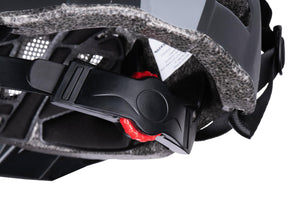 MTB Helm DUNLOP LED 58 - 61 cm schwarz