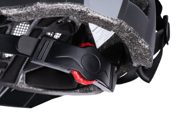 MTB Helm DUNLOP LED 55 - 58 cm schwarz