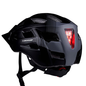 MTB Helm DUNLOP LED 55 - 58 cm schwarz