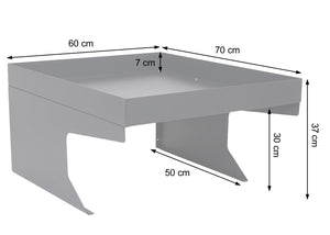 Mähroboter-Garage Unterstand mit Pflanzkasten 37x60x70cm