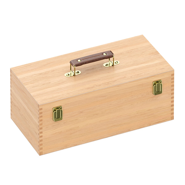 Malkasten Holz 40 x 20 x 16 cm natur