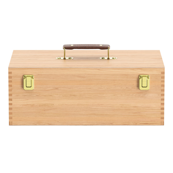 Malkasten Holz 40 x 20 x 16 cm natur