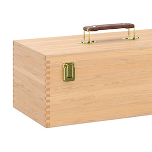 Malkasten Holz 40 x 20 x 16 cm natur