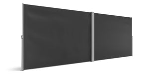 Tenda da sole bifacciale 180 x 600 cm antracite