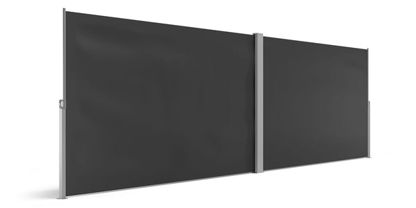 Tenda da sole bifacciale 180 x 600 cm antracite