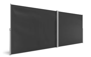 Tenda da sole bifacciale 200 x 600 cm antracite