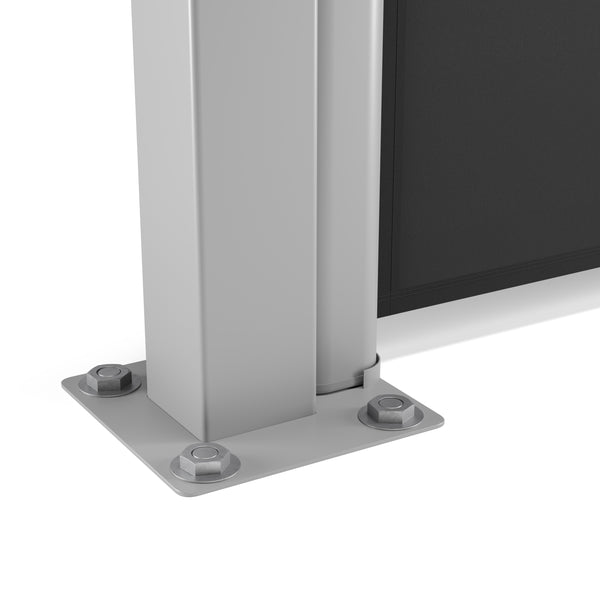 Tenda da sole bifacciale 200 x 600 cm antracite