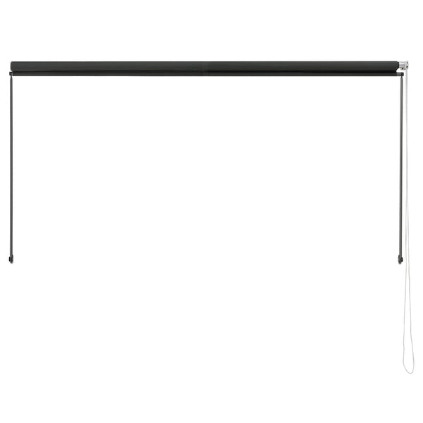 Standmarkise Malaga mit Seitenzugkette 150x120cm Grau