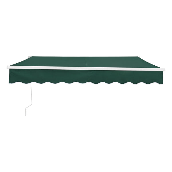 Gelenkarmmarkise Bitonto 250x200cm mit Handkurbel Dunkelgrün