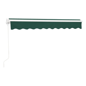 Gelenkarmmarkise Bitonto 250x200cm mit Handkurbel Dunkelgrün