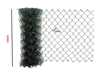 Maschendrahtzaun 0.8m x 15m grün