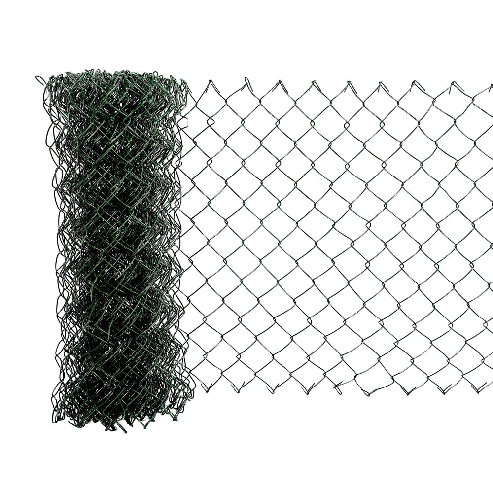 Wire mesh fence 0.8m x 25m green