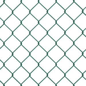 Maschendrahtzaun Komplettset grün 0.8 x 25 m