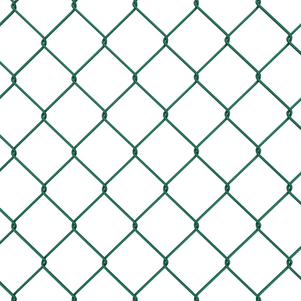 Maschendrahtzaun Komplettset grün 1 x 15 m
