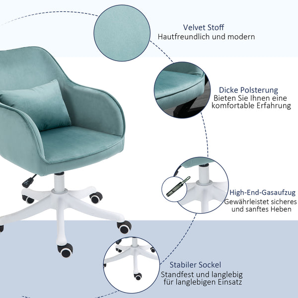 Massage office chair with vibration function
