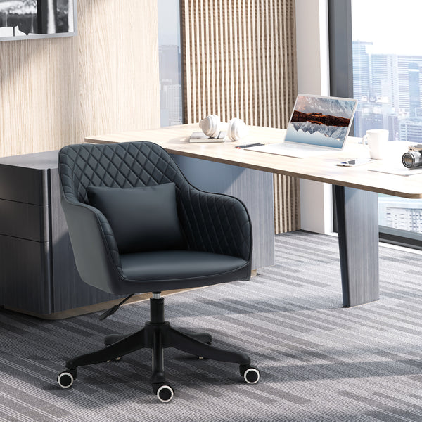 Massage office chair with vibration function and armrests