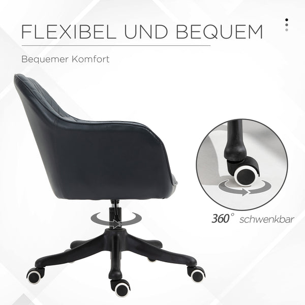Massage office chair with vibration function and armrests