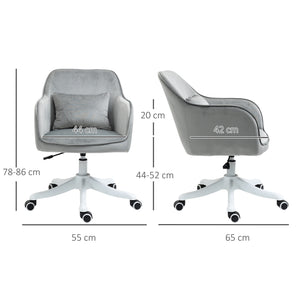Massage office chair with vibration function and lumbar cushion