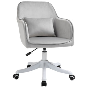 Massage office chair with vibration function and lumbar cushion