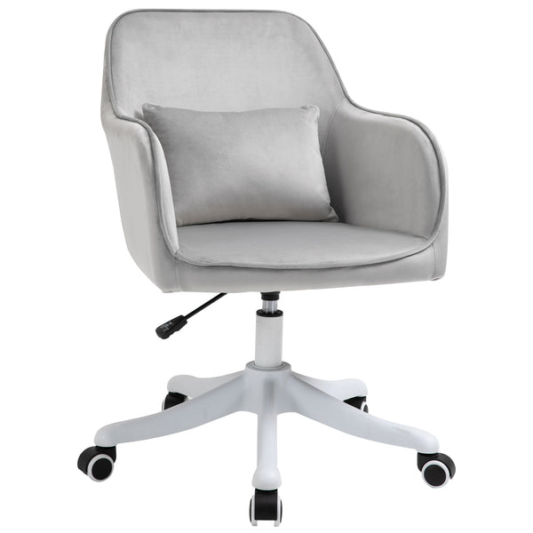 Massage office chair with vibration function and lumbar cushion