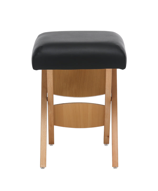 Klappstuhl Massagehocker schwarz